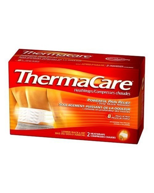 thermacare zona lumbar y cadera parches termicos 4 parches